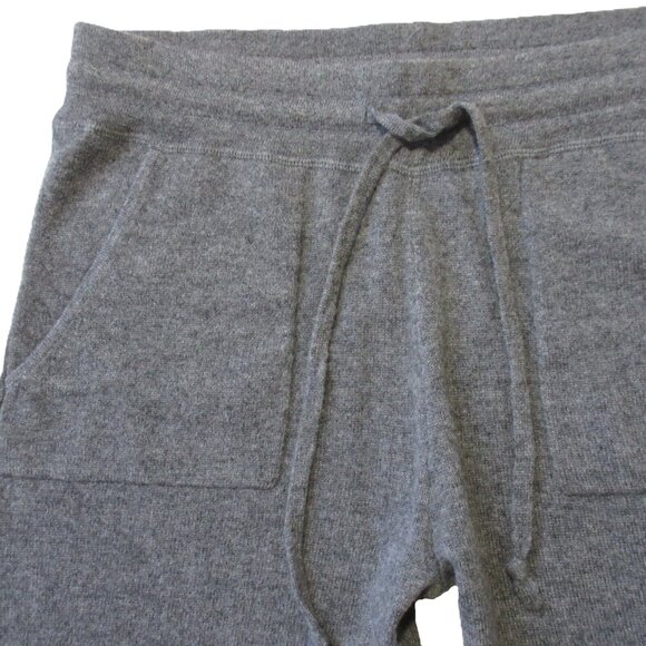 NWT Amicale Cashmere Jogger in Medium Gray Drawstring Pull-on Knit Pants M - Picture 3 of 7